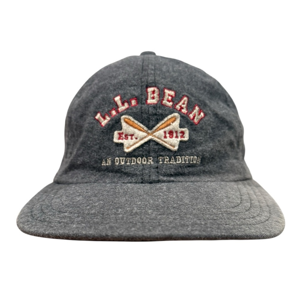 L.L. Bean Charcoal Fleece Slide Back Baseball Hat